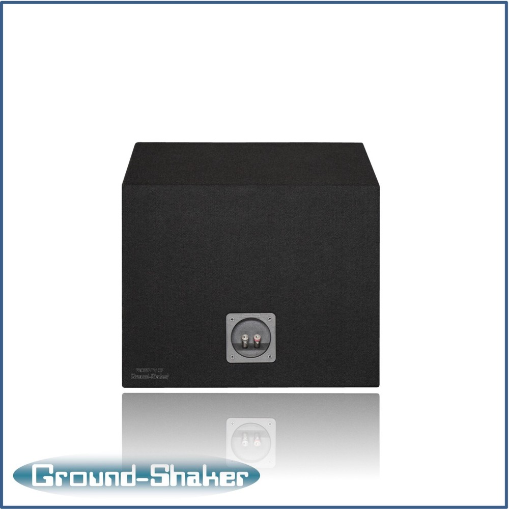 10" Single Sealed Mid-Size Hatchback Sub Box Ground Shaker Subwoofer Enclosure