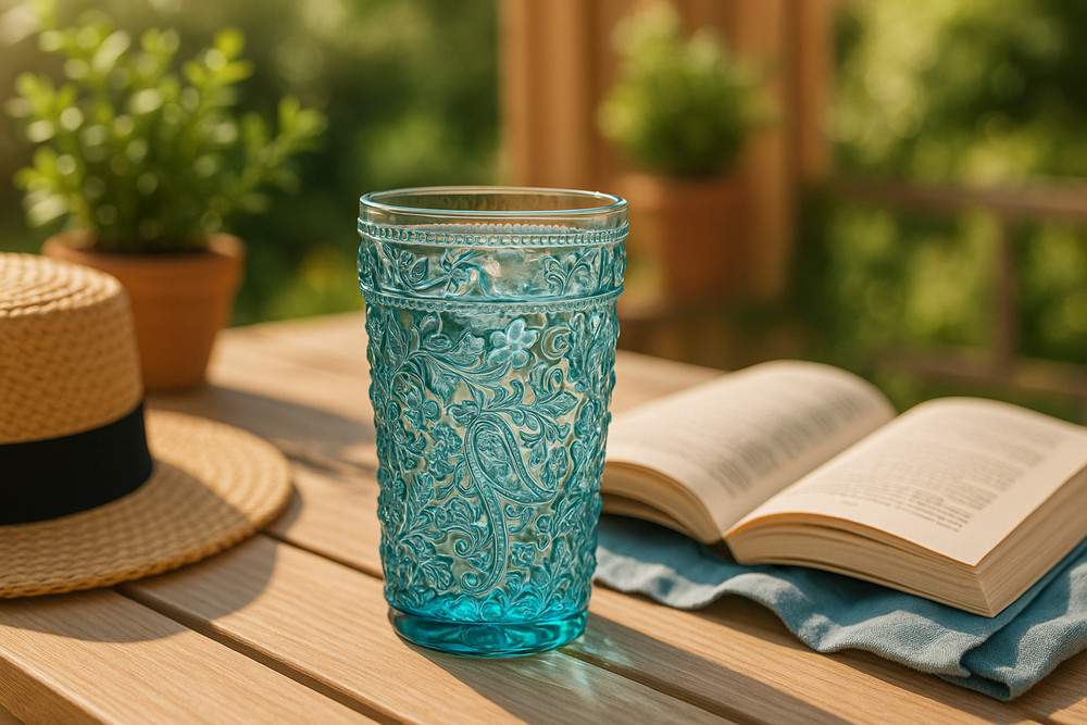 Acrylic Pasiley drinking wares