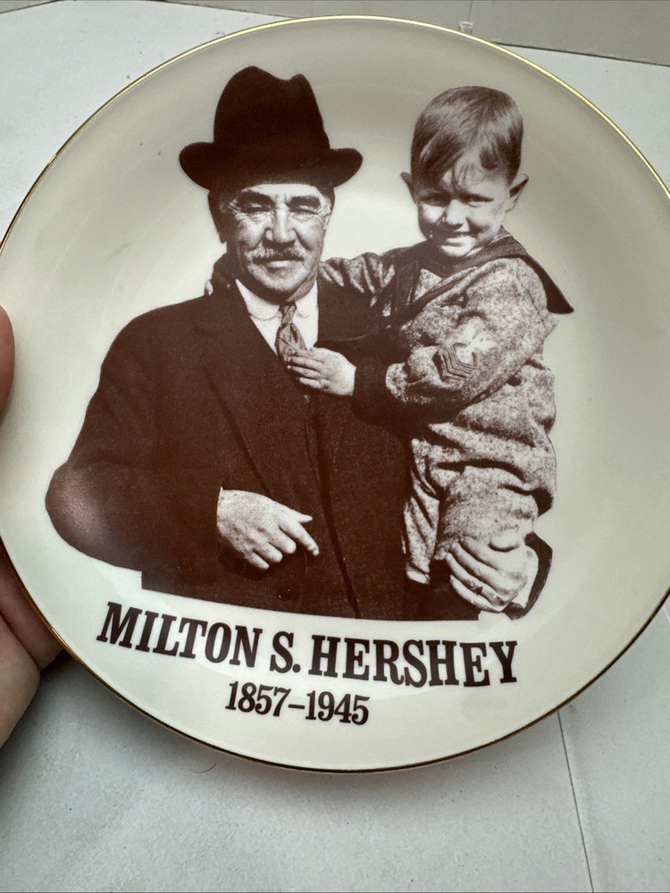 Milton S Hershey Commemorative Plate