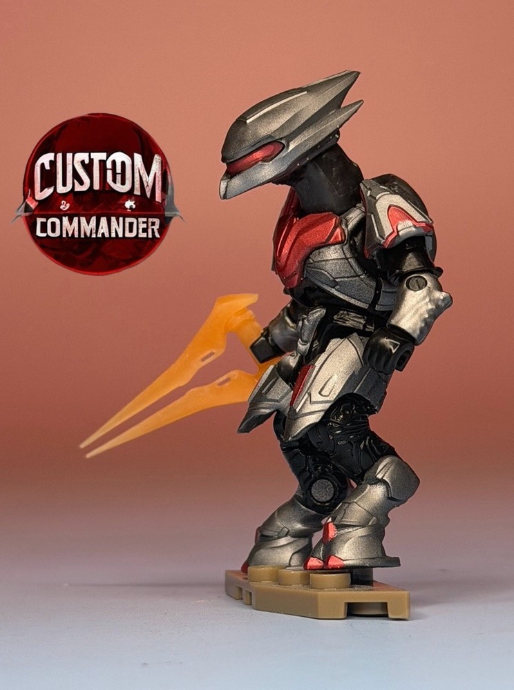 Mega Construx Custom Halo Elite Silent Shadow Minifigure Painted