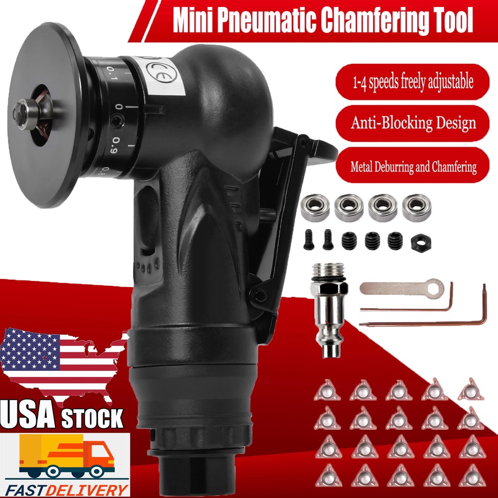 Mini Pneumatic Chamfering Machine 30000 RPM Pneumatic Chamfering Tool Handheld