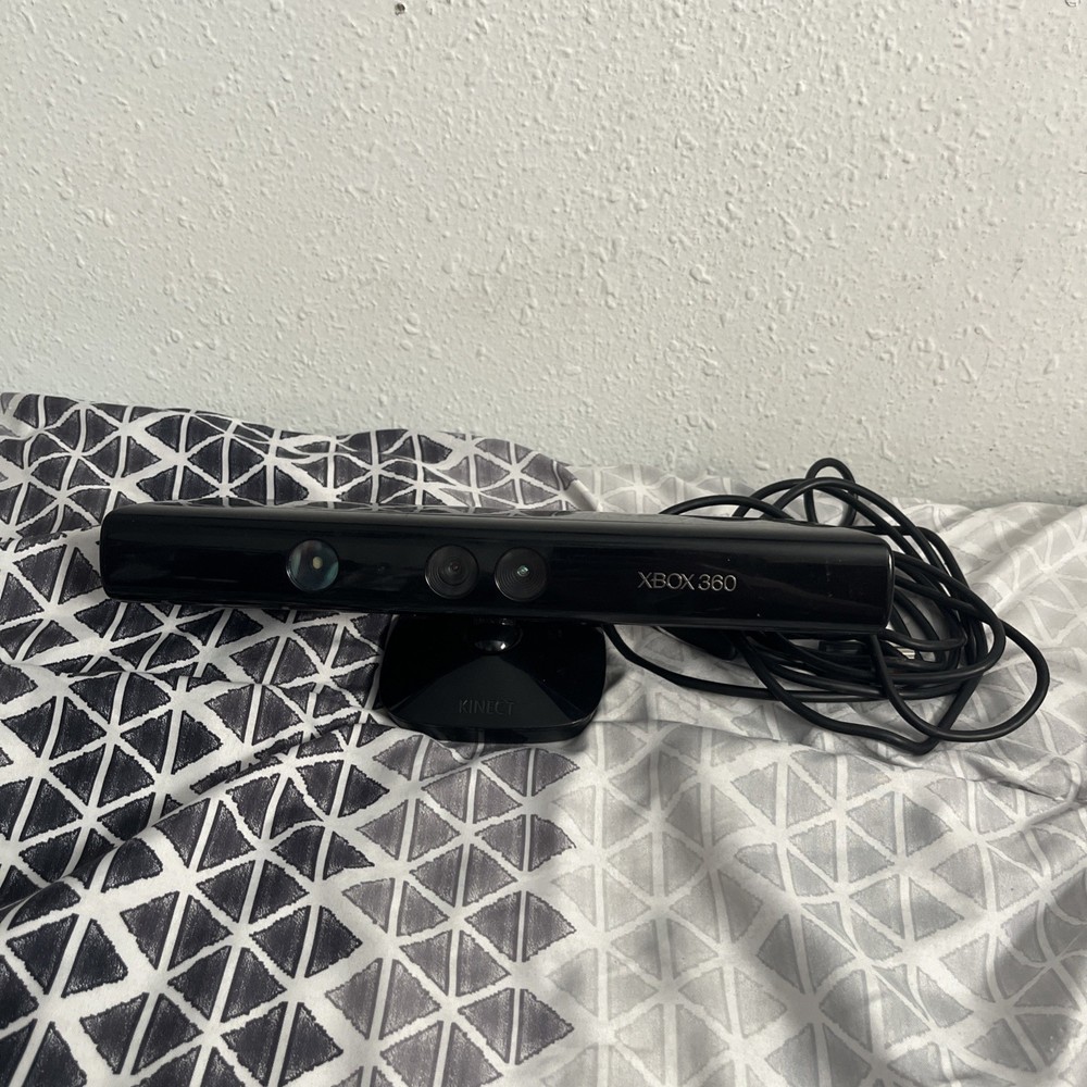 Microsoft Xbox 360 Kinect Sensor Bar Camera Model 1414 Black Tested Working