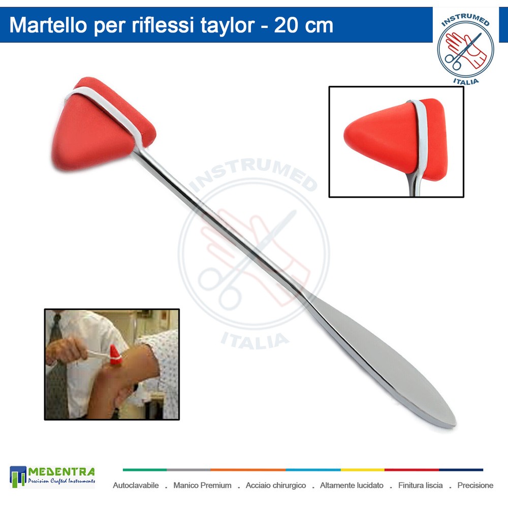 Taylor Hammer Reflex Doctor Neurological Triangular Diagnostic Percussion