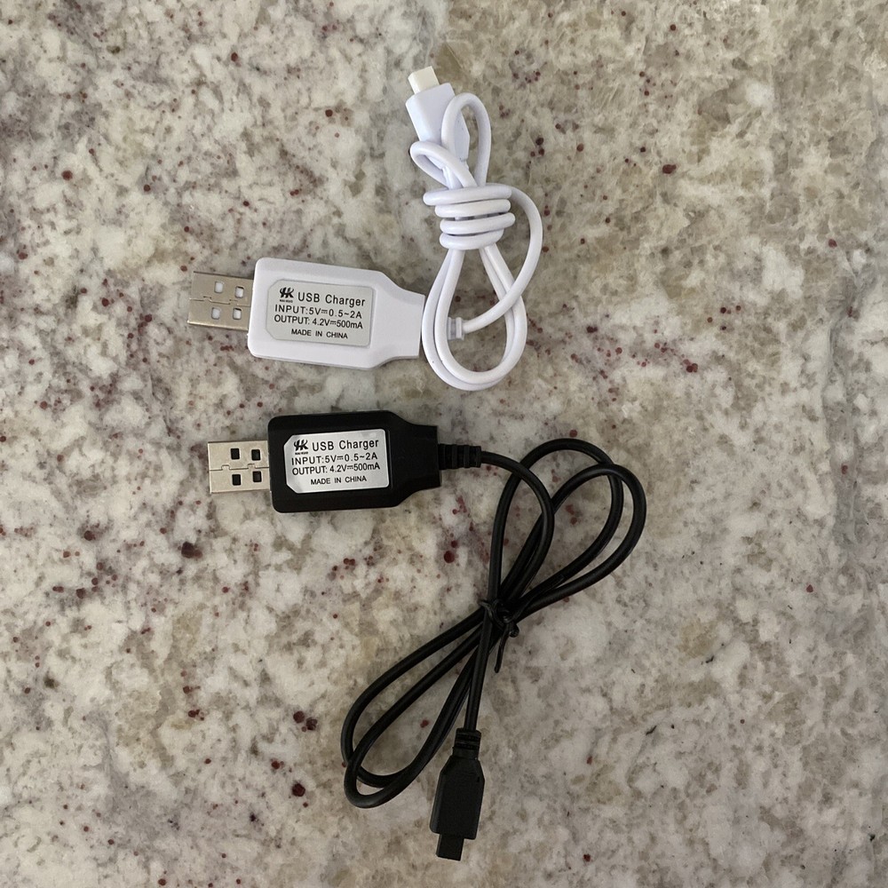 Sharper Image DX-2 Drone Two Different Battery Chargers