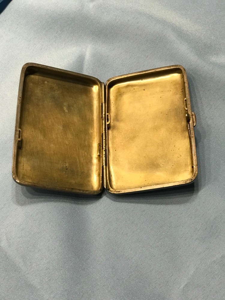 antique silver cigarette case