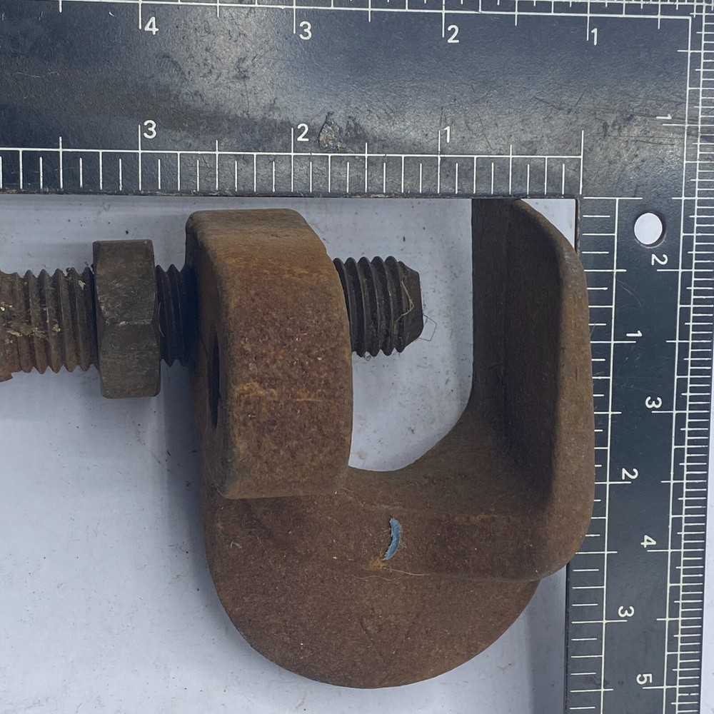 Anvil Beam Clamp, Double Nut Insert Rod, Ductile Iron ⭐