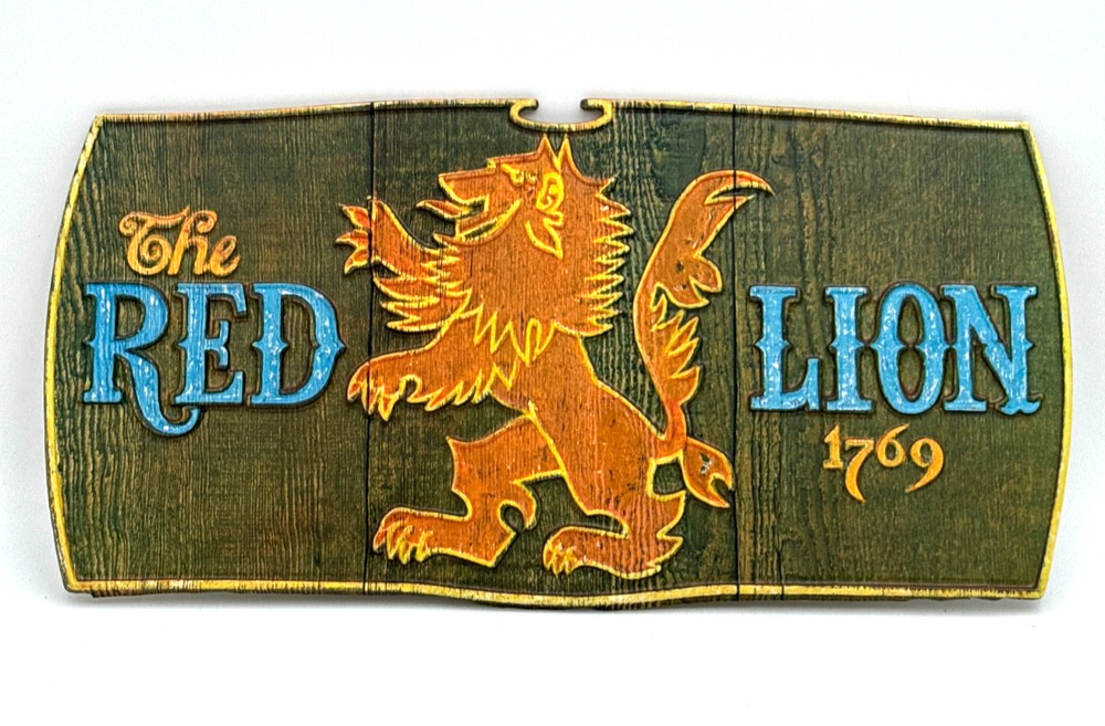 Red Lion 1769 Pub Sign - Plastic Mold