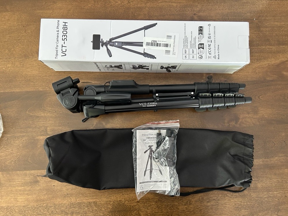 Tripod For Camera and Phone VCT-5308H - 67”
