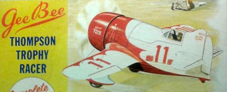 GEE BEE R-1 PLAN + CONSTRUCTION ARTICLE to Build a 28" UC Scale Model Airplane