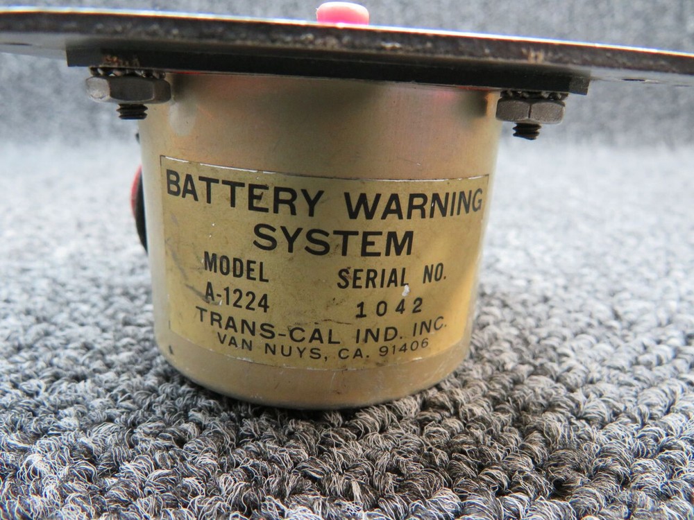 A-1224 Trans-Cal Battery Warning Indicator (Volts: 12)