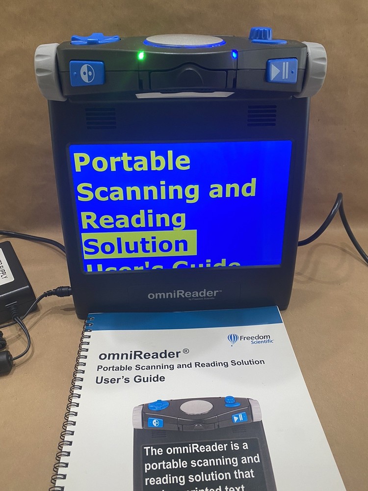 omniReader Portable Scanning SolutionLow Vision Magnifier Freedom Scientific