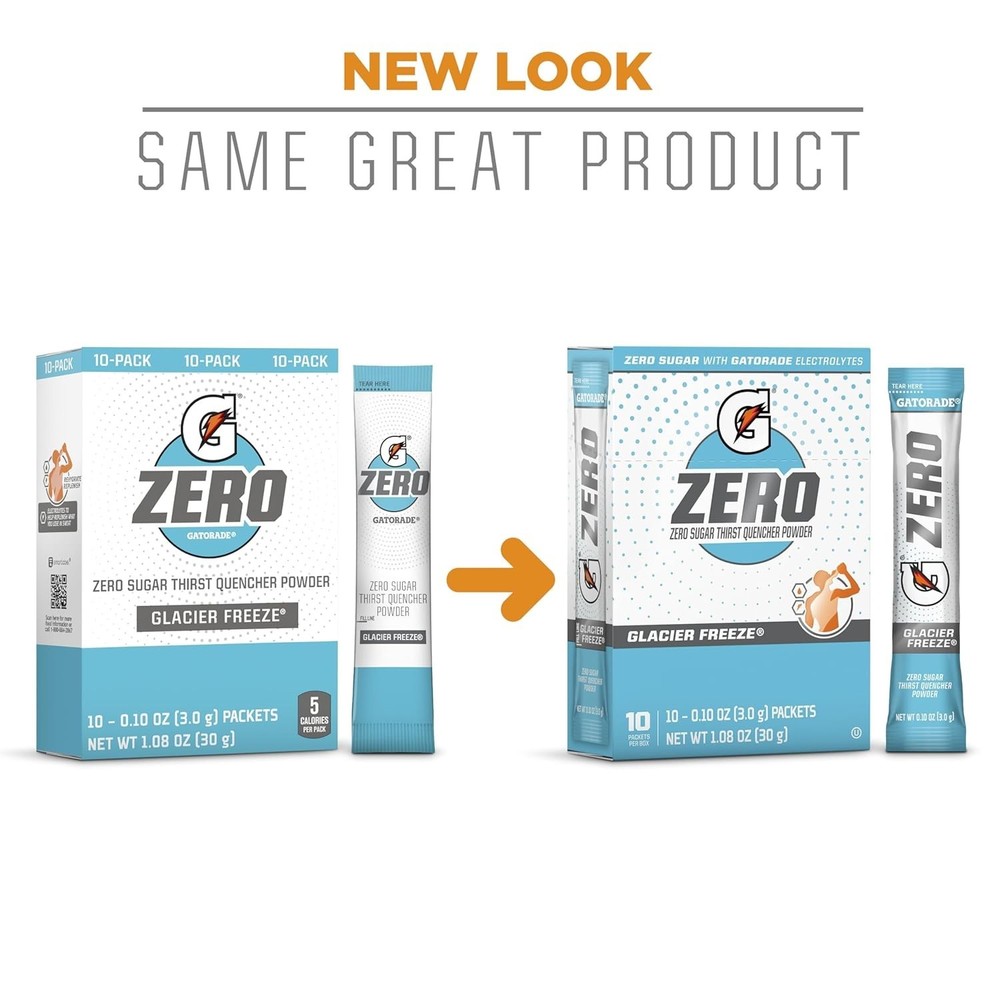 Gatorade Zero Powder Pack - 0.1oz Packets - 10 Count