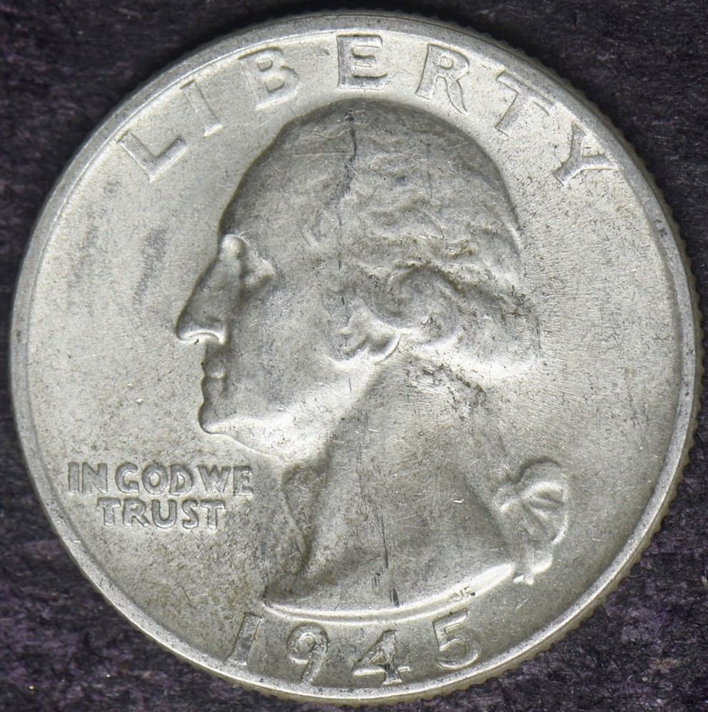 1945 Washington Silver Quarter - ✪COINGIANTS✪