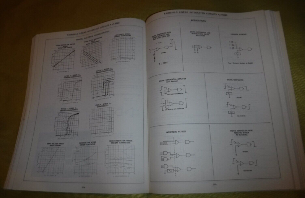 Fairchild Semiconductor Linear Integrated Circuit Data Reference Catalog 1971