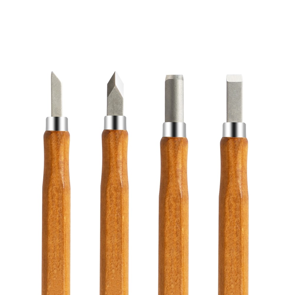 12Pcs Woodworking Gouges Steel Professional Wood Carving Hand Chisel Tool Set