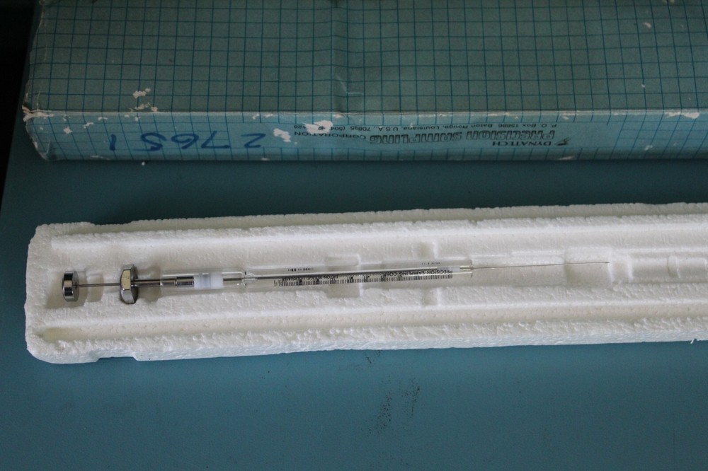 DYNATECH PRECISION SAMPLING 110025 100uL GLASS SYRINGE GC SAMPLE INJECTION