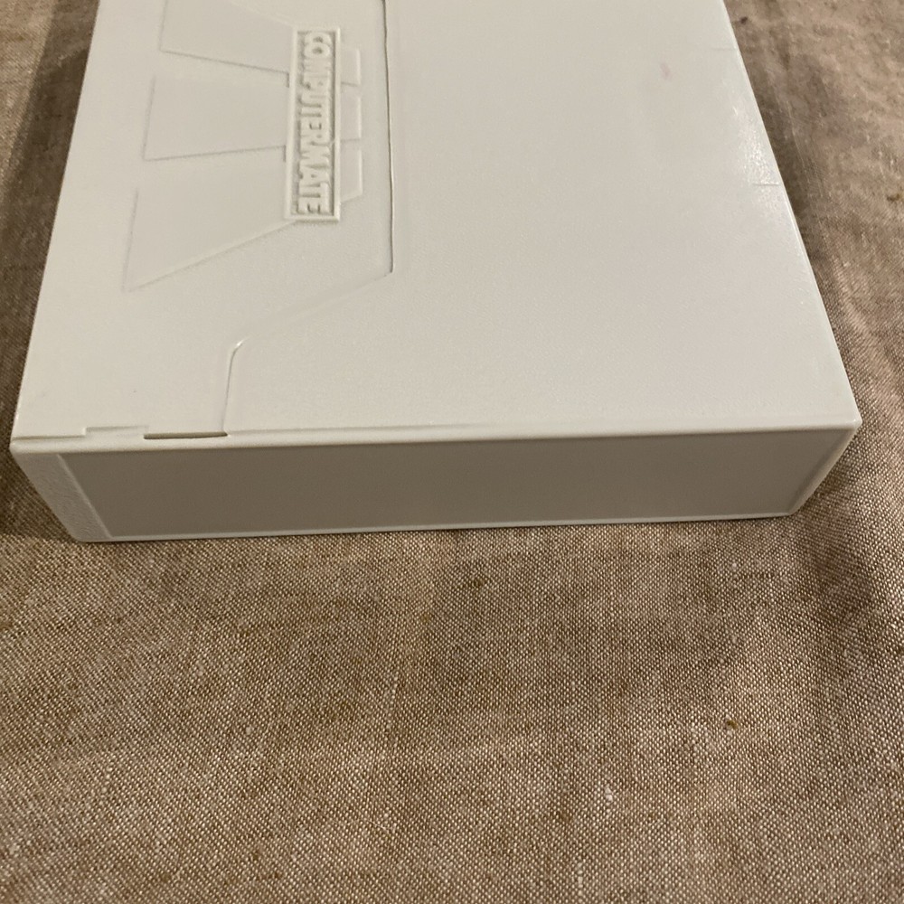 Computermate, Vintage 5.25" Floppy Disk Storage, Folding Container (Beige) 1986