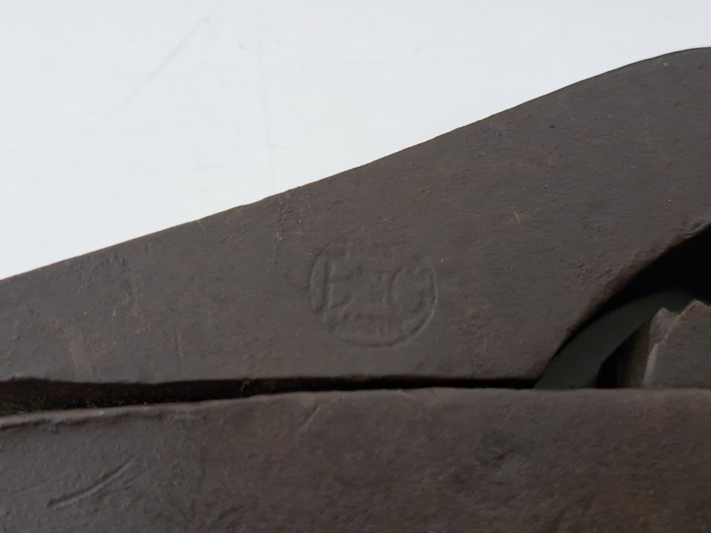 Antique Bemis And Call Adjustable Monkey Wrench Pipe Wrench. Good Usable...