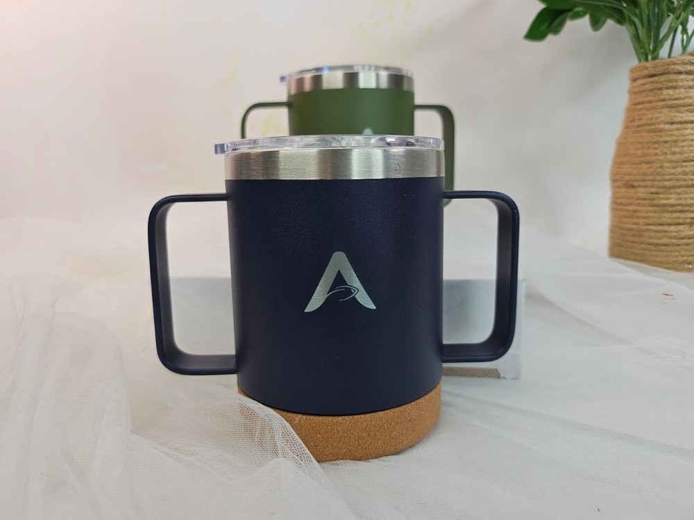 Parkinson's Mug / Cup - Double Handle & Insulated