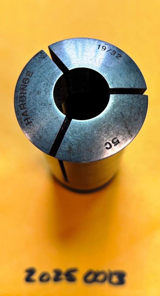 5C Collet, Hardinge, 19/32 in with Inside Threads