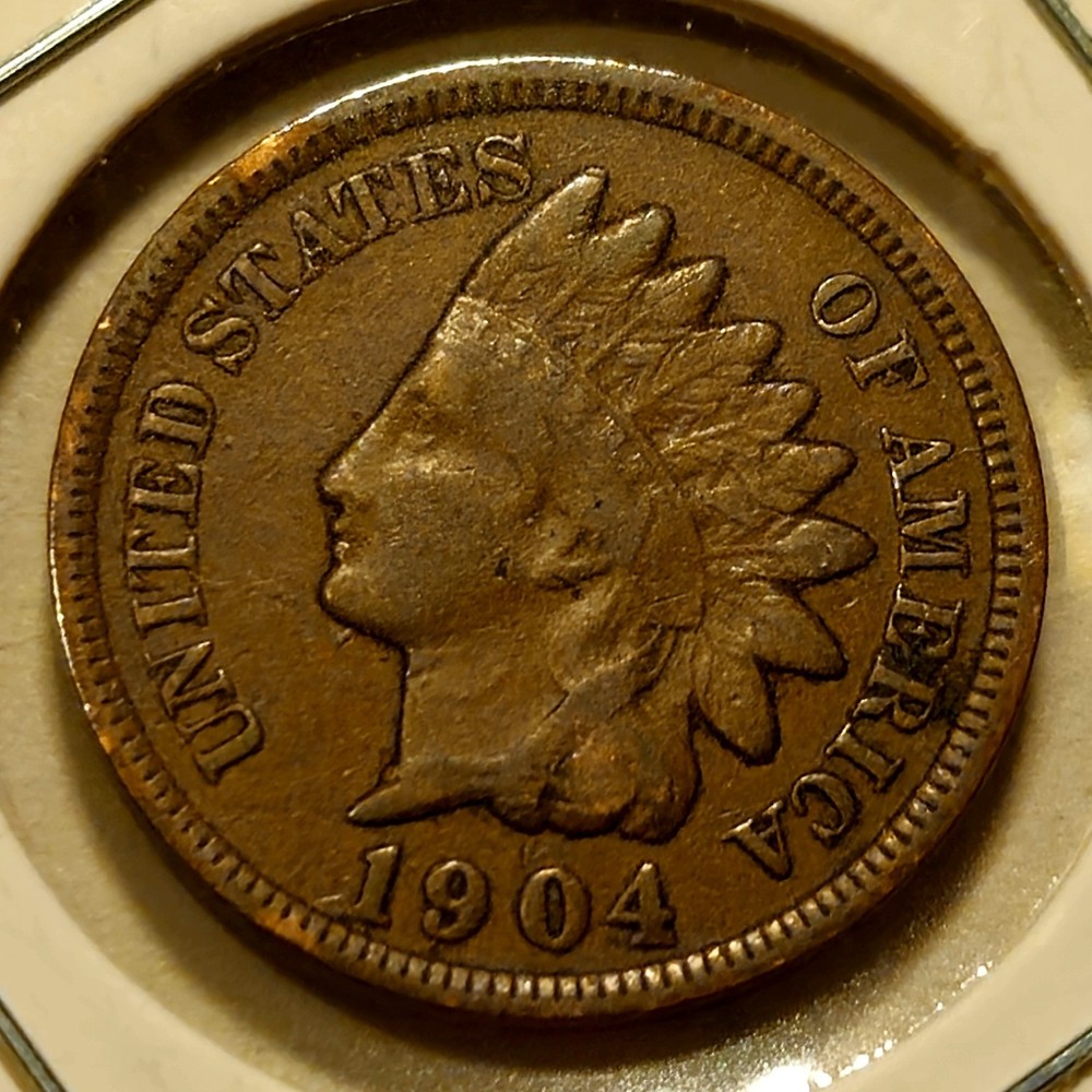 1904 Indian Head Cent - F