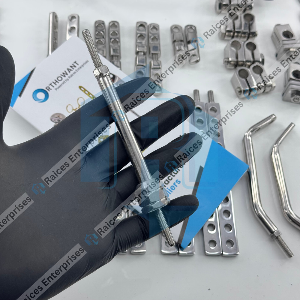 Ilizarov External Fixation System Complete Set, Rings Size 200mm, Ring Fixator