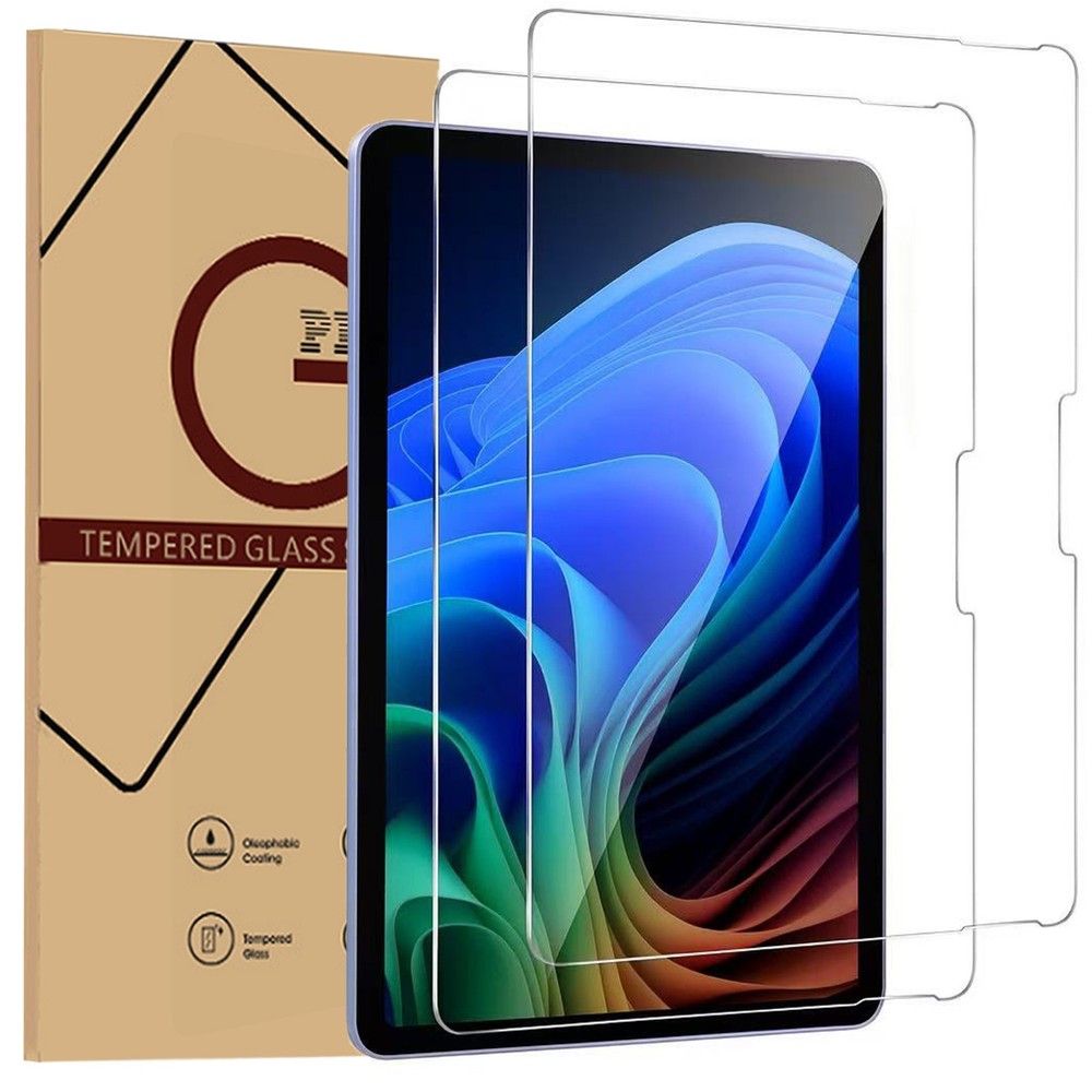 2Pack for Microsoft Surface Pro 12" Tempered Glass Screen Protector 9H HD