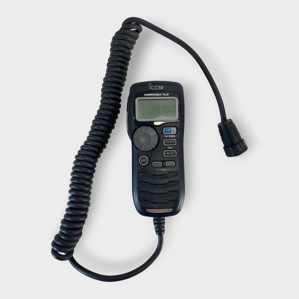 Icom CommandMic III HM162B - Used - Tested - For Icom M-504/M-604