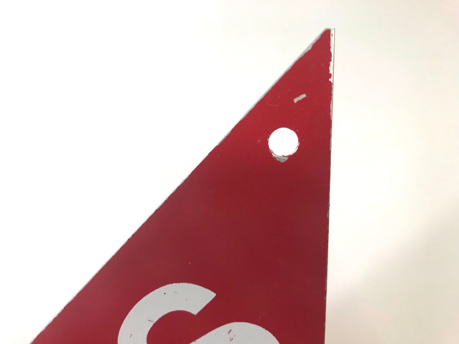 Aluminum Military warning Sign, "MINES"