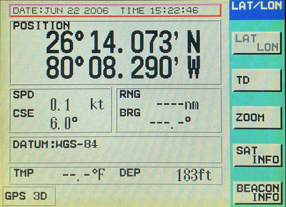 Furuno GP-1650DF GPS Chartplotter/Sounder Display~Navionics (MME Refurbished)*