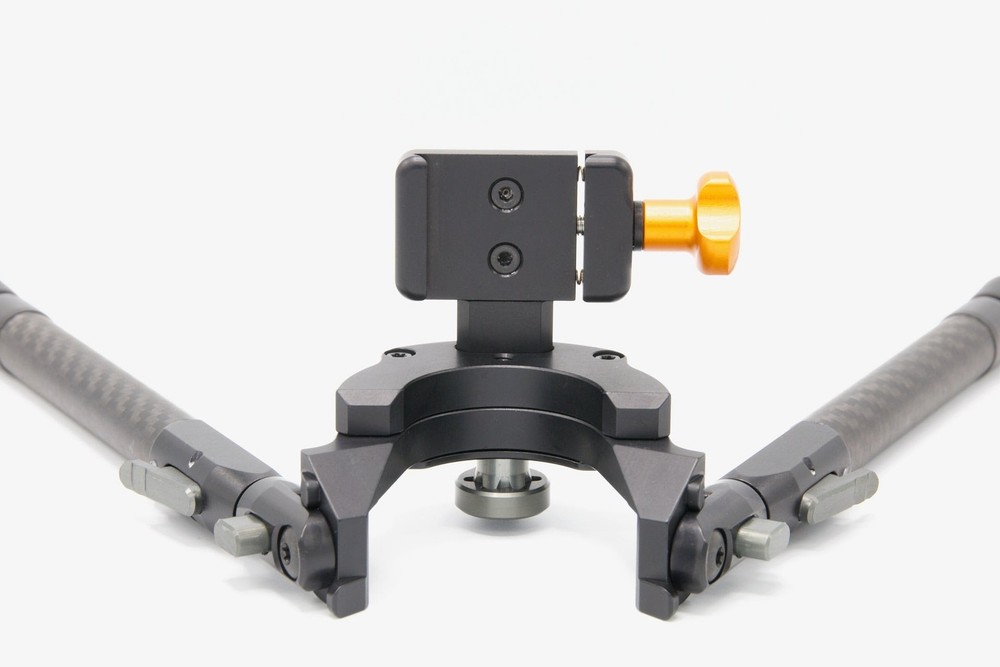 Tier One Carbon Arca Evolution Bipod, Black, Tall/9in, T1BECA230