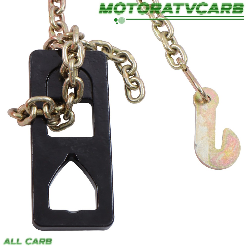 ALL-CARB 36in T Post Puller Fence Post Pullers with Puller Plate 47in Chain