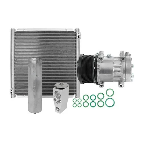 Air Conditioning Kit with Condenser - Alternate Sanden Compressor