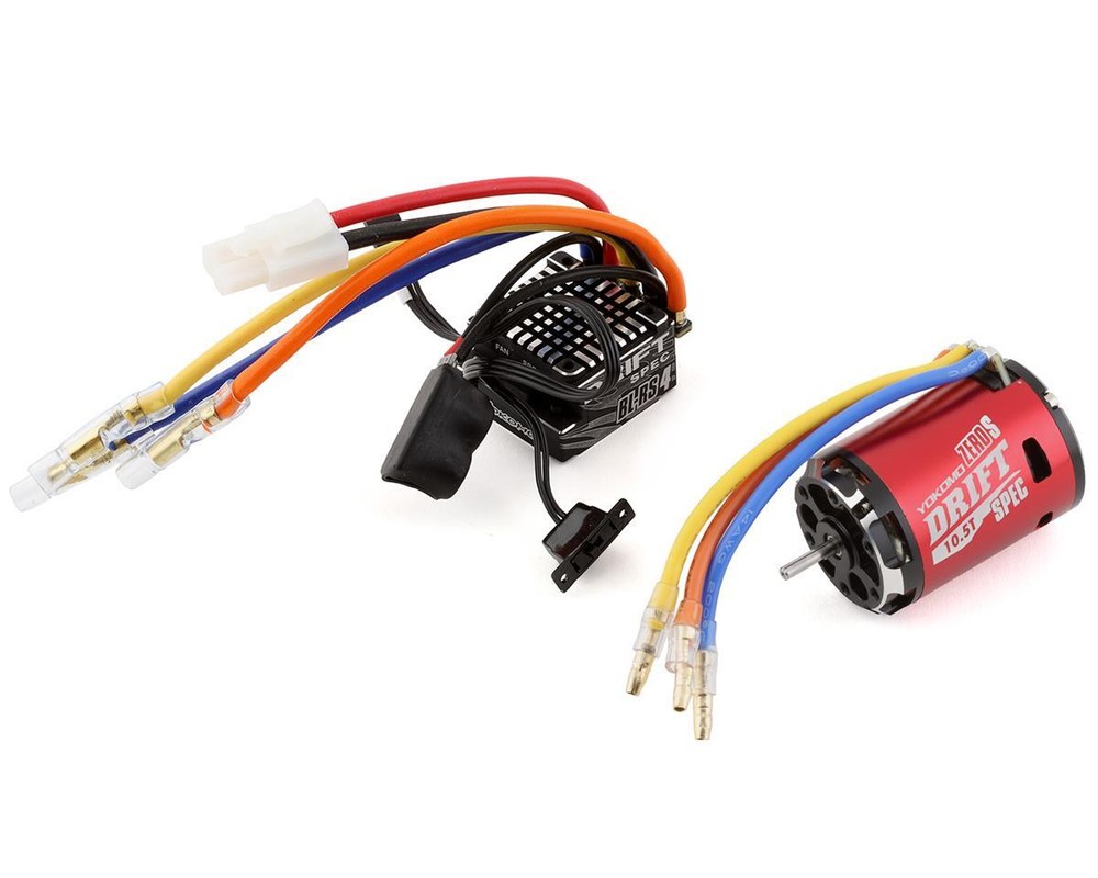 Yokomo BL-RS4 Drift Spec Sensored Brushless ESC/Zero S Drift Spec Motor Combo