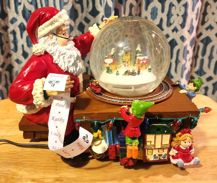 Mr. Christmas Santa's Workshop Snowglobe