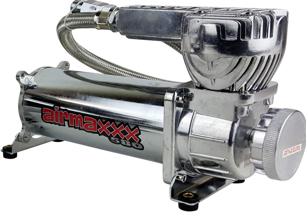 airmaxxx Chrome 580 Air Compressor & 120/150 Pressure Switch
