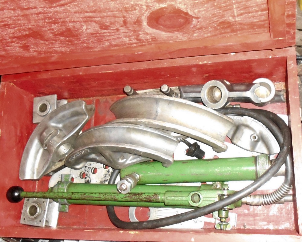 BLACKHAWK HYDRAULIC BENDING SET- UP TO 2" CAPACITY.