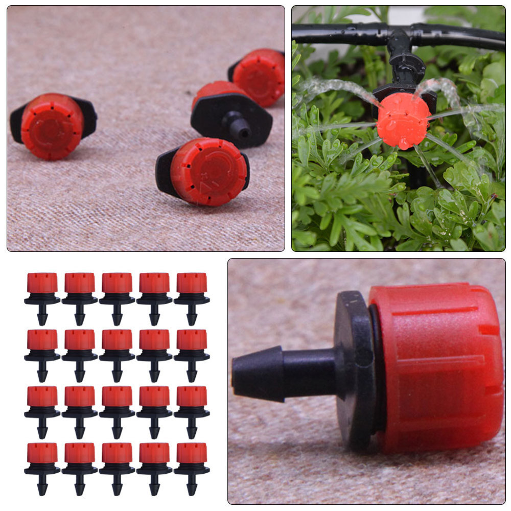 100PCS adjustable drip emitters Garden Irrigation Drippers Micro Dripper
