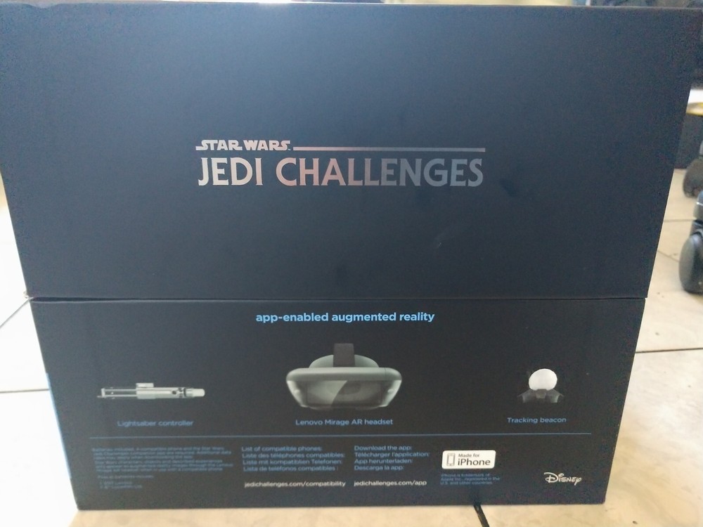 Lenovo Star Wars Jedi Challenges AR Headset w/Lightsaber Controller Open Box