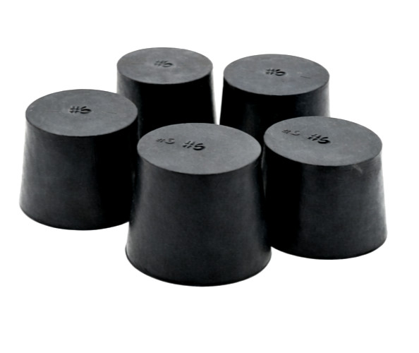 1-1/4" (32mm) Solid Rubber Tapered Plug No Hole 17–35mm Bung Seal