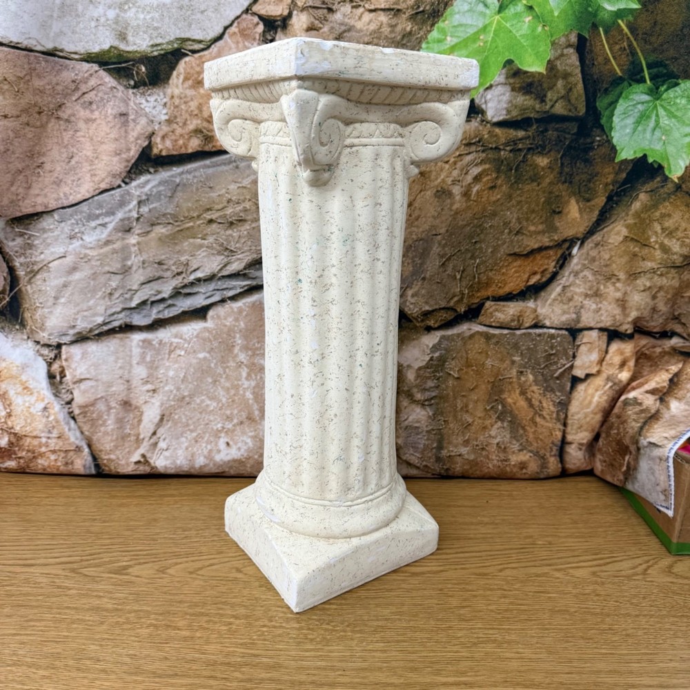 Decorative Column Ivory Wedding Column or planter 17 inches tall
