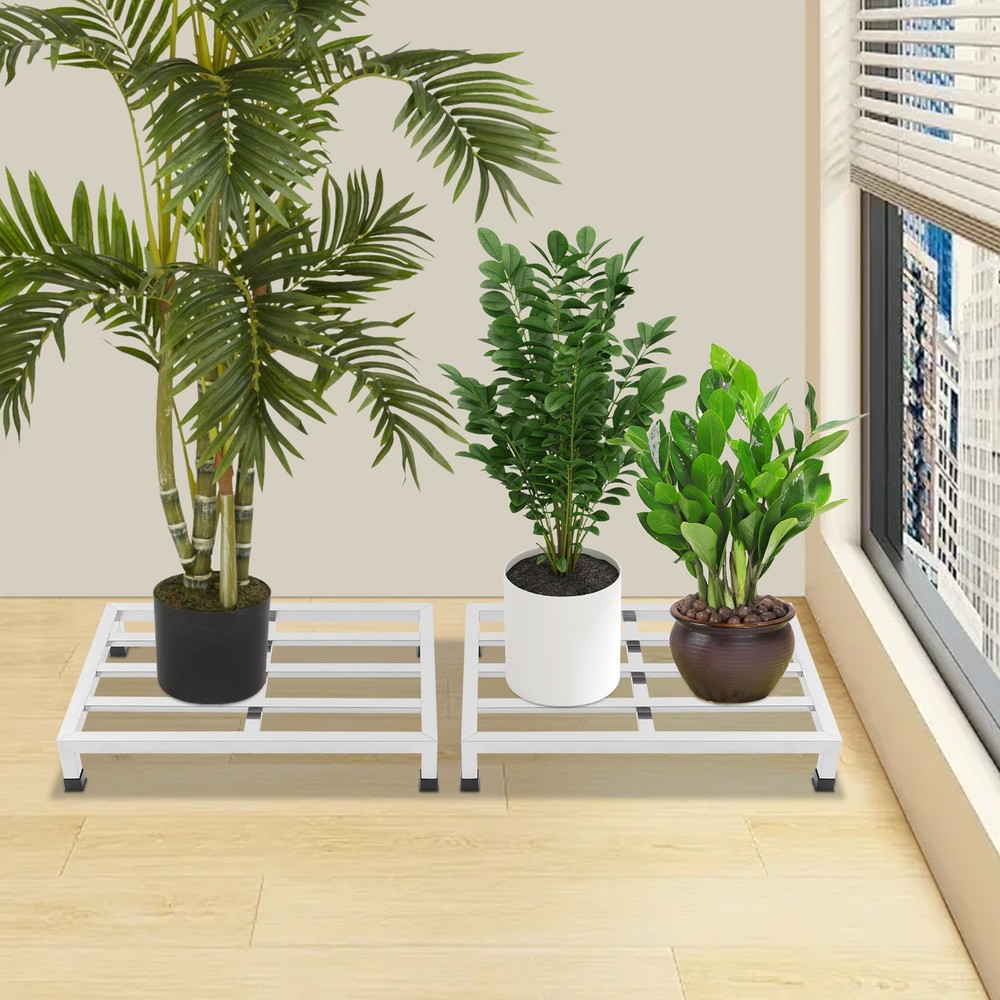 2 Pack Stainless Steel Dunnage Racks - Heavy-Duty Storage Solution