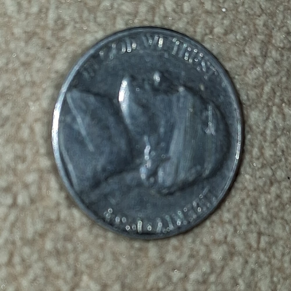 1964 Jefferson Nickel Error Coin 5C Major Strike Planchet Error