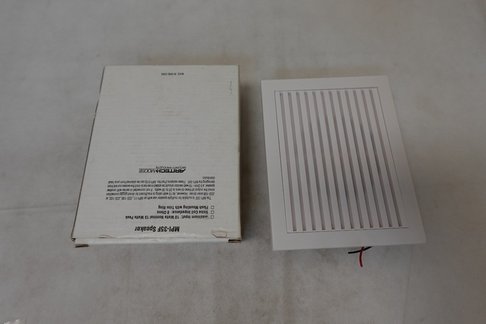 ARITECH Moose MPI-35F Speaker Security Alarm System White NOS (No Hardware)