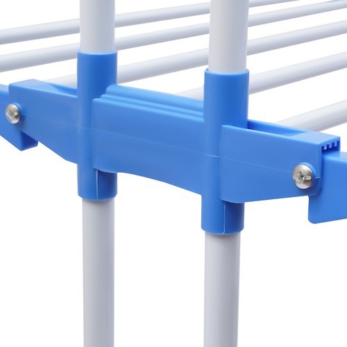 Heavy Duty Laundry Clothes Drying Rack Foldable Garment Rolling Dryer Hanger