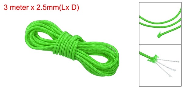 Archery D Loop Rope 10FT Bow String Release Nock Nocking Bright Green