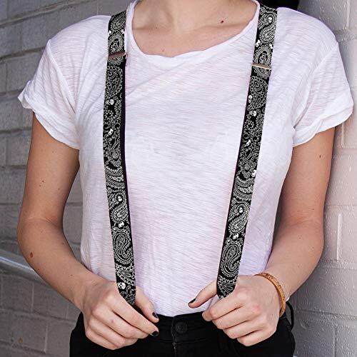 Suspender - Paisley Skulls