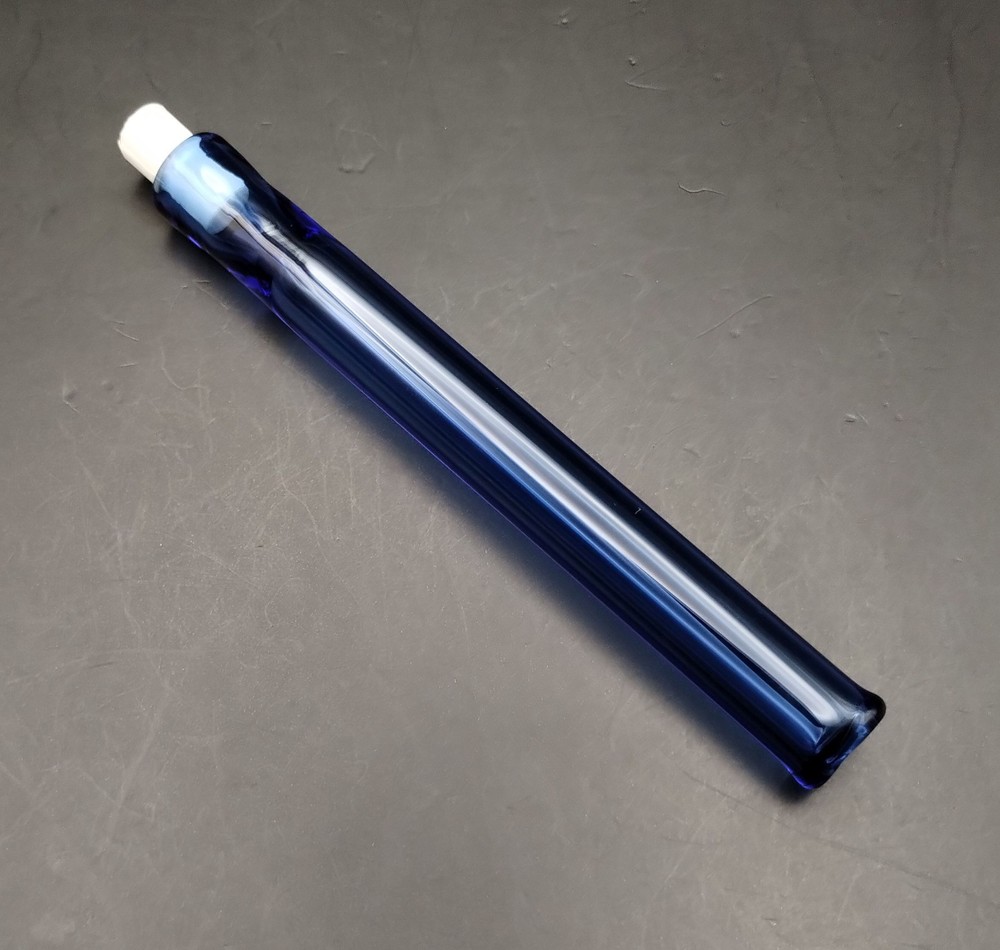4.25" Light Blue Glass Cigarette Holder
