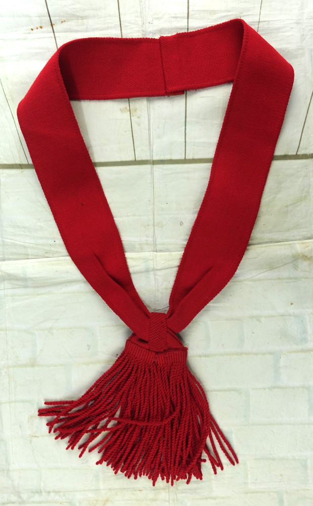 British Army Sergeant Scarlet Red Shoulder Sash 31"