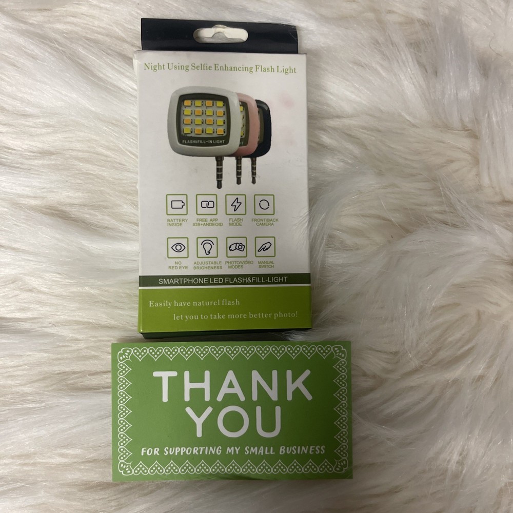 Smartphone LED Flash & Fill - Light Night Using Selfie Enhancing Flash Light